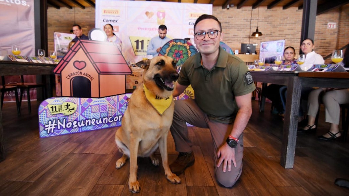 Madrugan para correr con sus mascotas; esperan a más de 800 'lomitos'