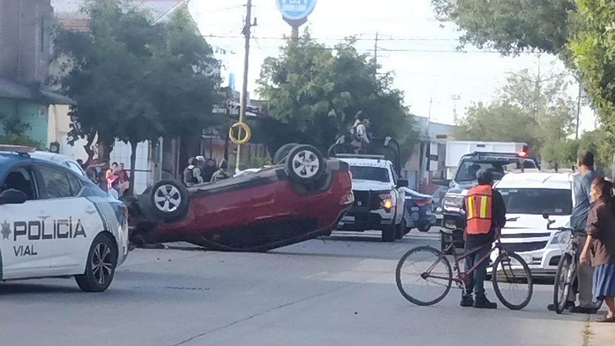 Pierde el control del volante y terminada volcada en el Vasco de Quiroga