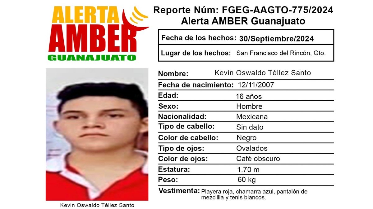 Se emite Alerta Amber para la búsqueda de Kevin; la familia pide ayuda
