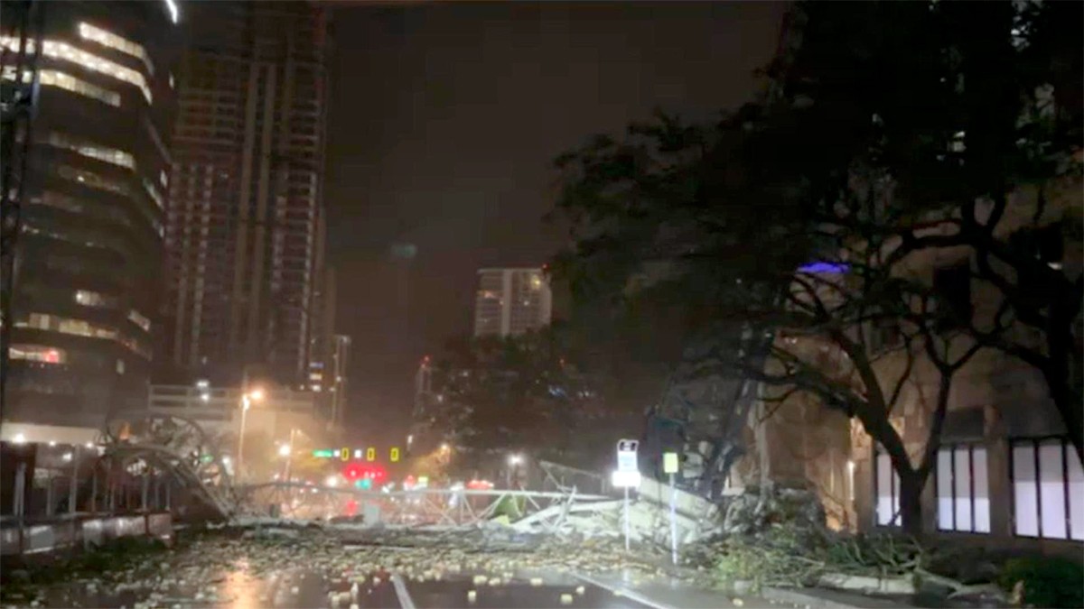 Genera caos 'Milton' tras llegar a Florida