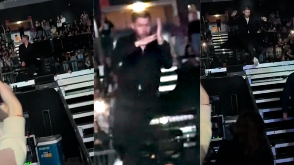 VIDEO Nick Jonas huye corriendo en medio de su concierto; esto es lo que pasó