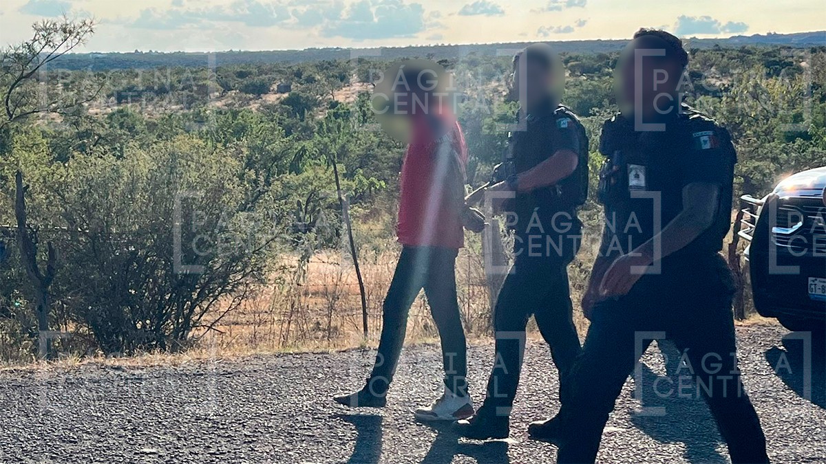 Detienen a presunto delincuente tras persecución y tiroteo en el camino a Hacienda Arriba