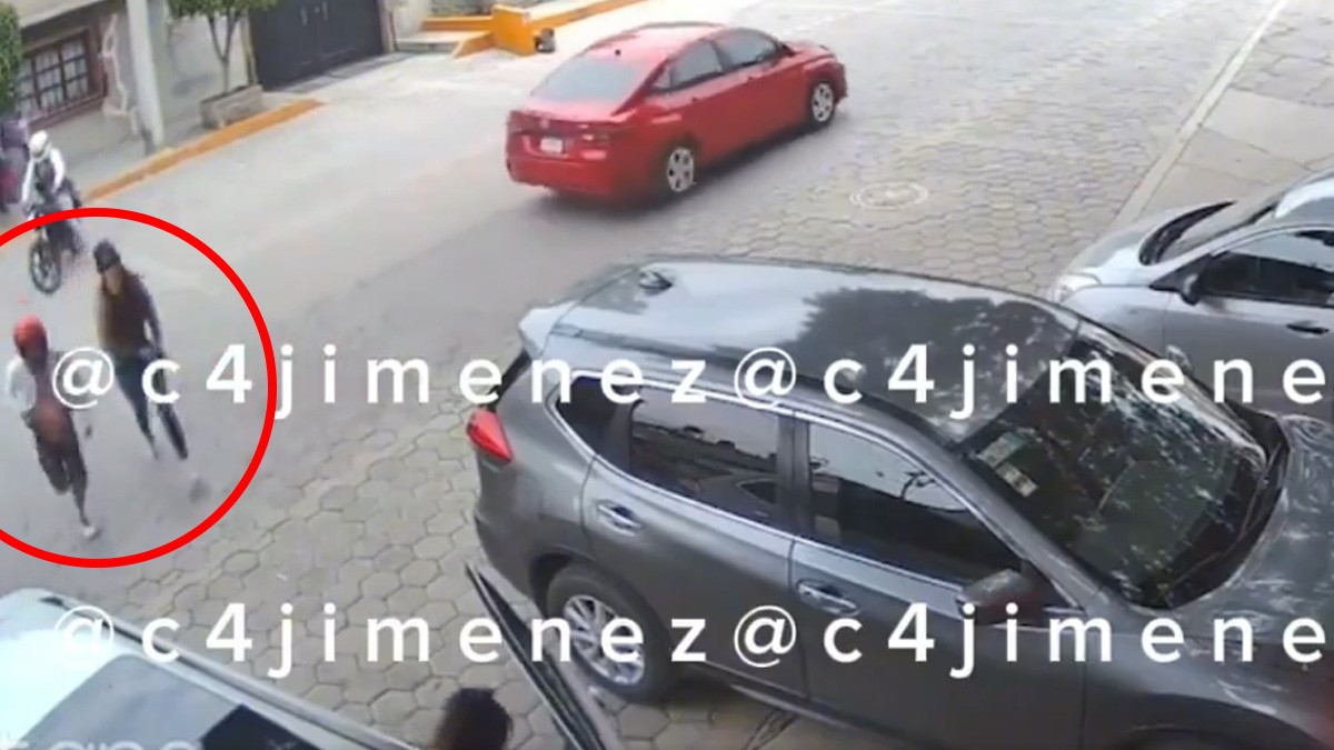 VIDEO Ladrones acechan a su víctima y la golpean para robarle; ya los arrestaron