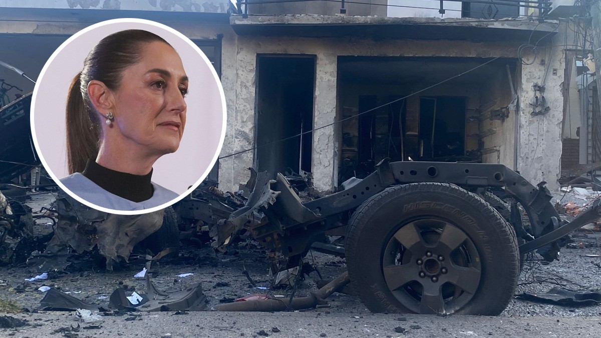 Sheinbaum confirma investigación de la FGR sobre explosión de coche bomba en Acámbaro