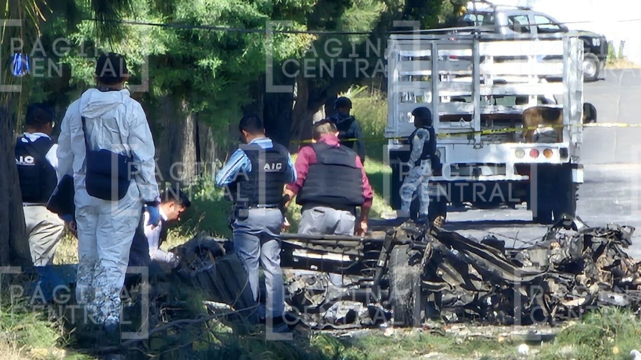 Así ocurrió la explosión del coche bomba en la sede de la policía de Acámbaro