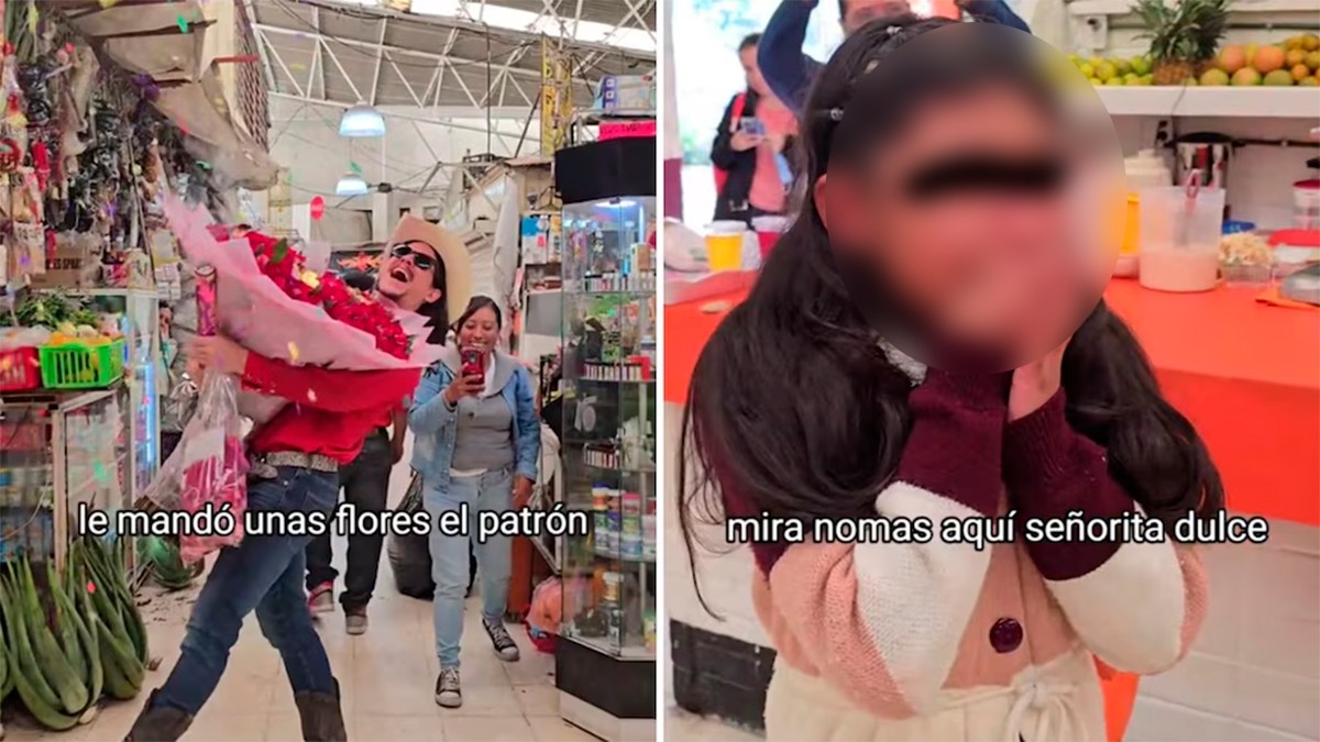 VIDEO 'Flores el Patrón' concede el deseo de una niña y le devuelve la esperanza de ver