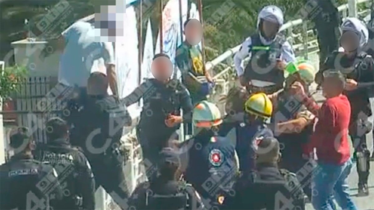 Policía de León rescata a un hombre que amenazó con saltar del 'Puente del Amor'