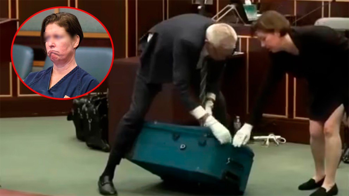 Declaran culpable a mujer por encerrar a su novio en una maleta y dejarlo morir