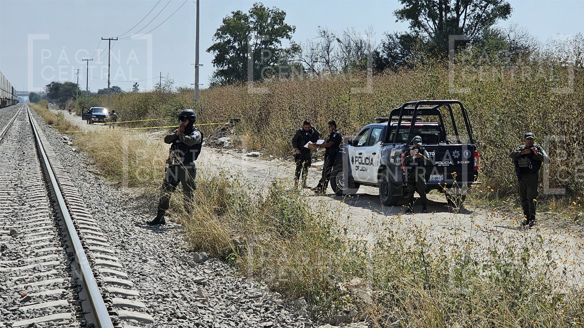 Hallan el cadáver de un adulto mayor a un costado de las vías del tren en León