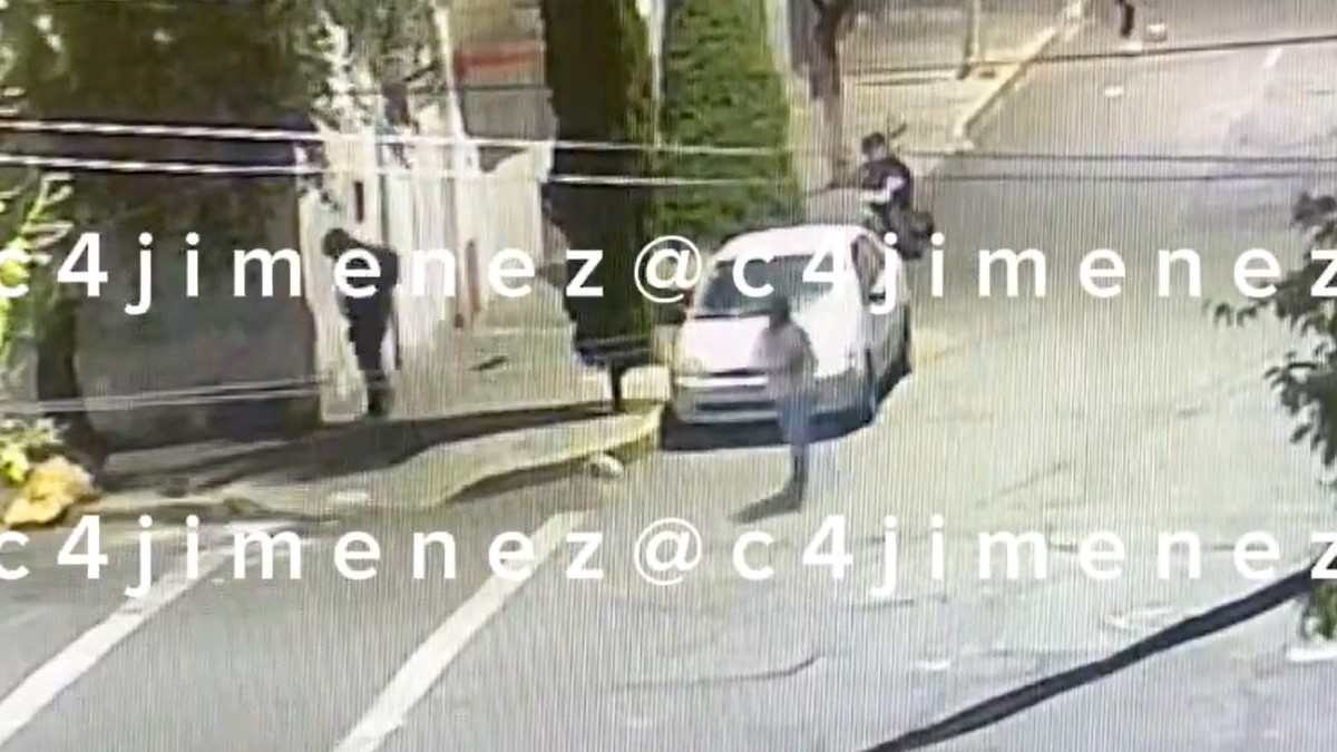VIDEO Así mataron a balazos a un presunto sicario cuando llegaba a su casa