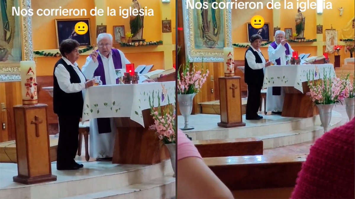 VIDEO Sacerdote corre a mamá y su bebé de la iglesia porque el pequeño hacía mucho ruido