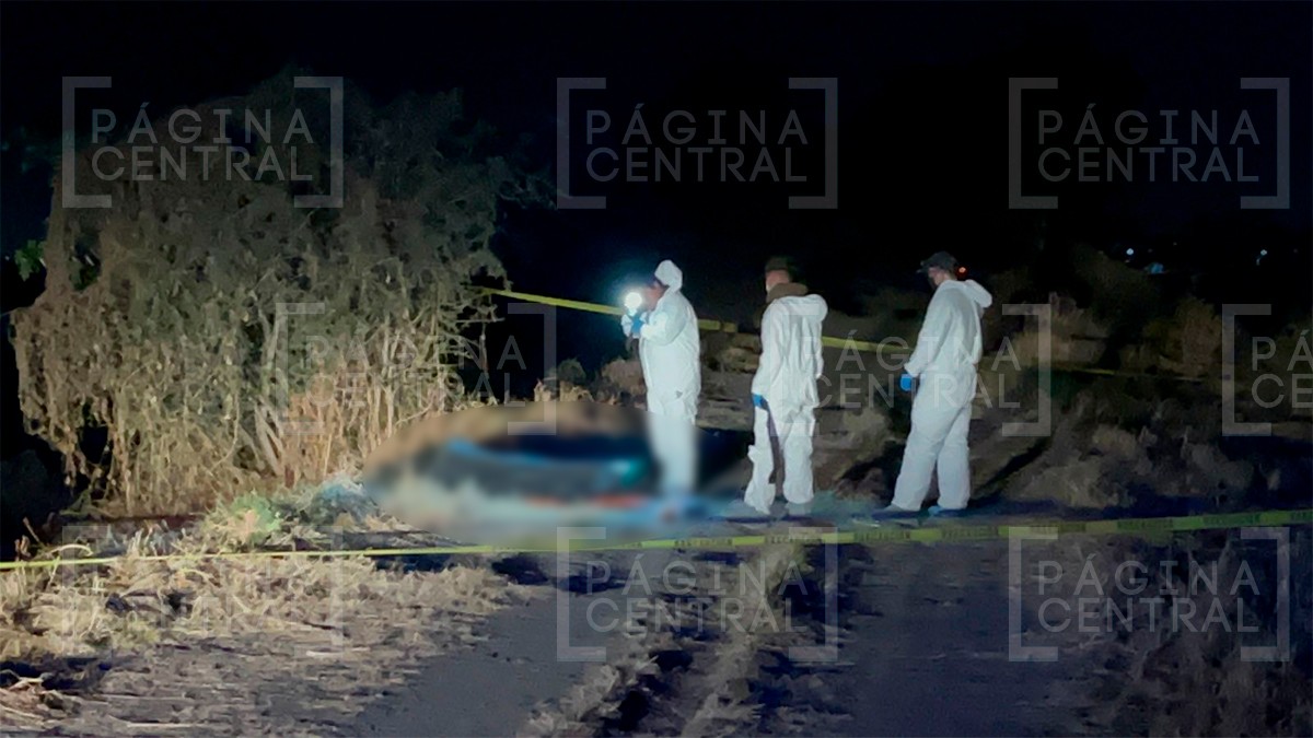 Localizan el cuerpo de un hombre en un camino de terracería cercano a Presa Blanca