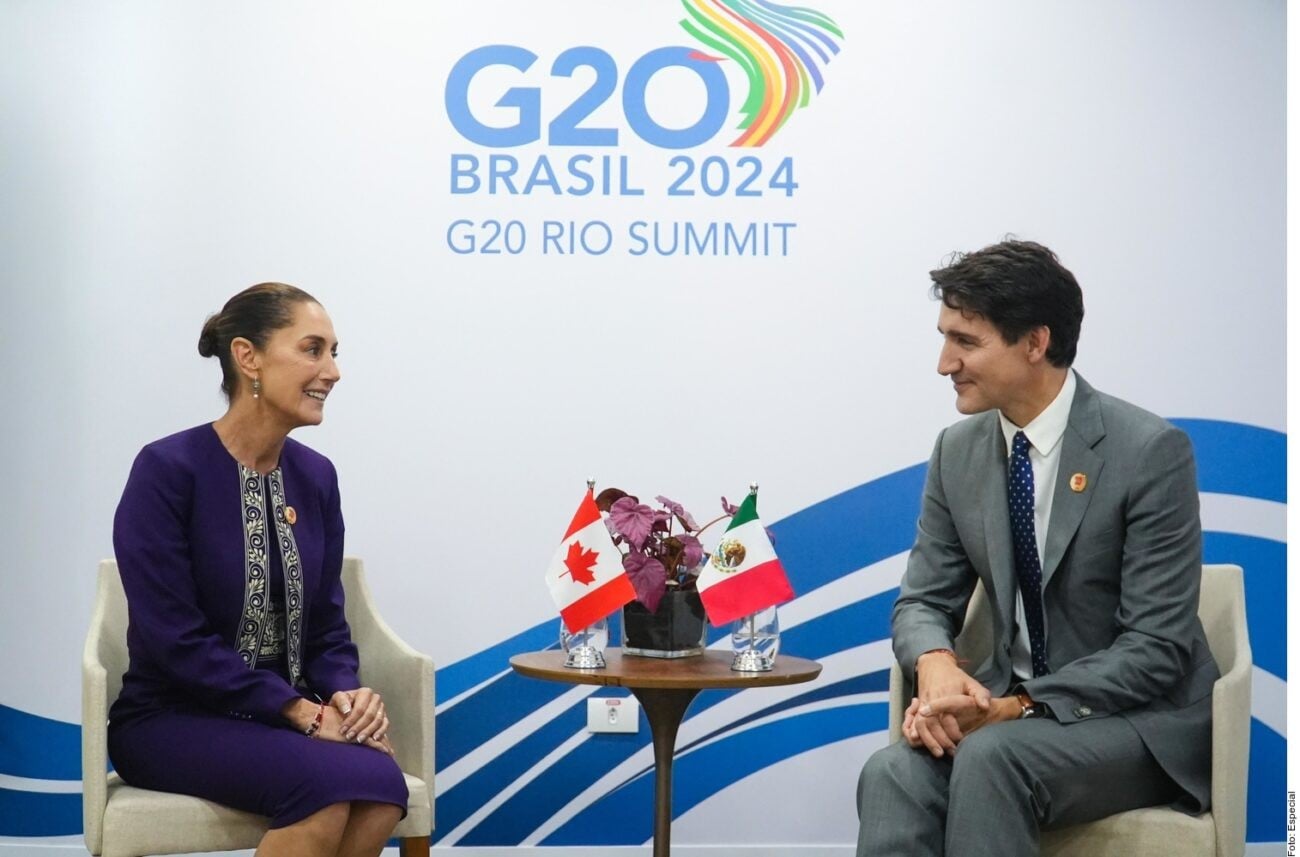 Expresa Trudeau a Claudia Sheinbaum preocupaciones de inversiones chinas