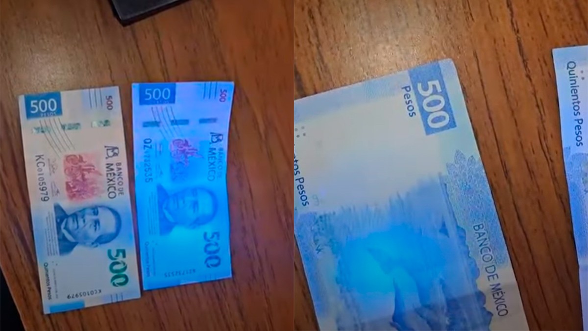 VIDEO ¡Pon atención! Circulan billetes falsos de 500 pesos: esto es lo que debes saber