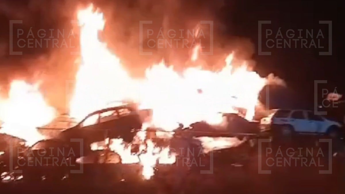 Arden 70 autos en pensión de Loza de los Padres tras incendio de pastizal