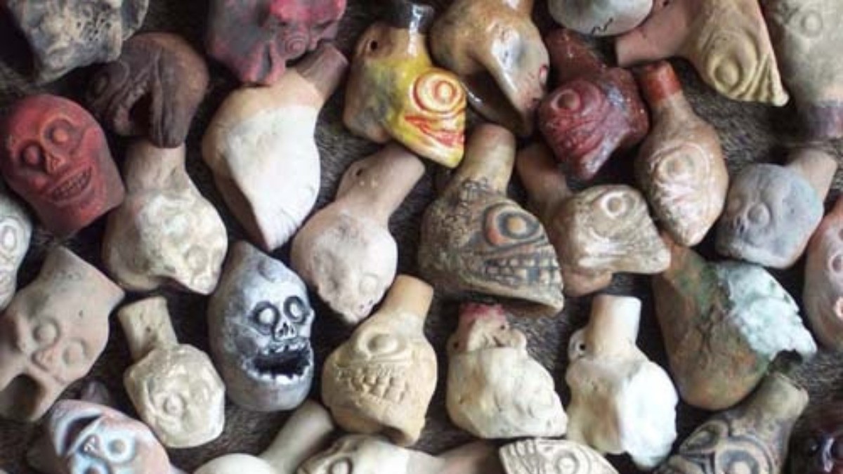 Los silbatos aztecas, un escalofriante sonido que aún resuena en el cerebro humano