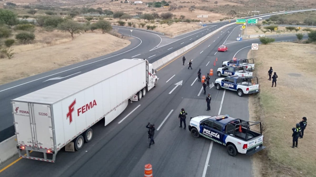 Baja 50% robo a transportistas en carreteras de Guanajuato con nueva estrategia 'Confía'