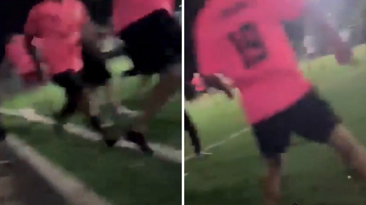 VIDEO ¡Se acabó el juego! Jugadores huyen de partido de futbol debido a una balacera