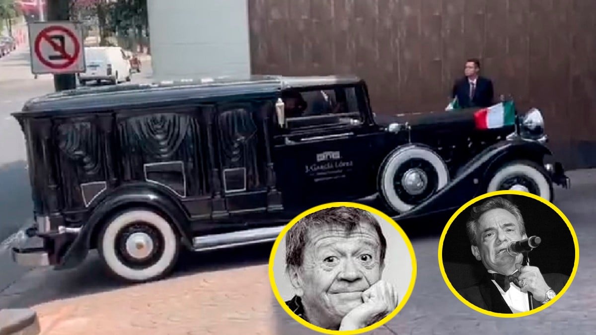 Silvia Pinal es llevada en carroza de 1930, la misma que transportó a José José y Chabelo