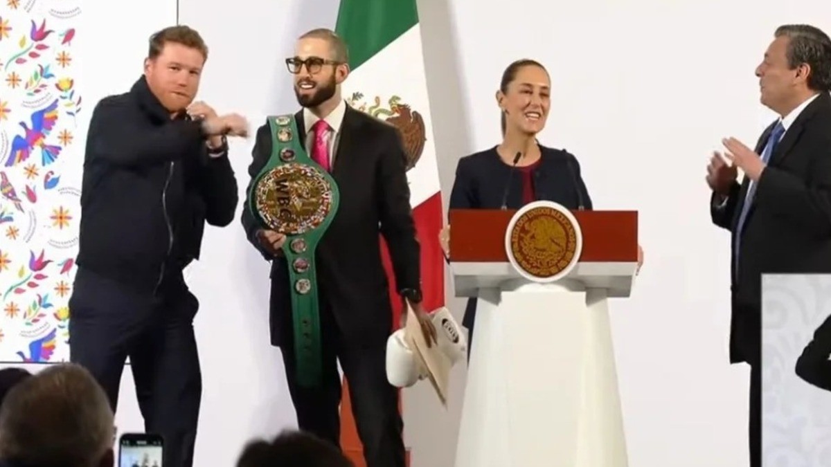 Sheinbaum y 'Canelo' Álvarez preparan la clase de boxeo más grande del mundo; ¡apúntate!