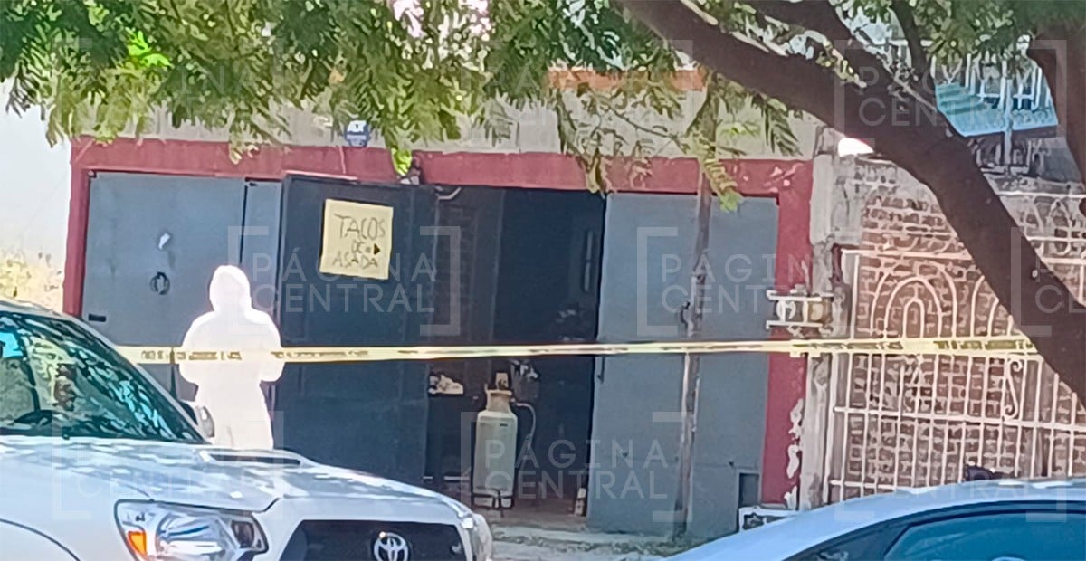 Matan a un hombre dentro de un negocio de tacos, vecinos escucharon gritos y disparos