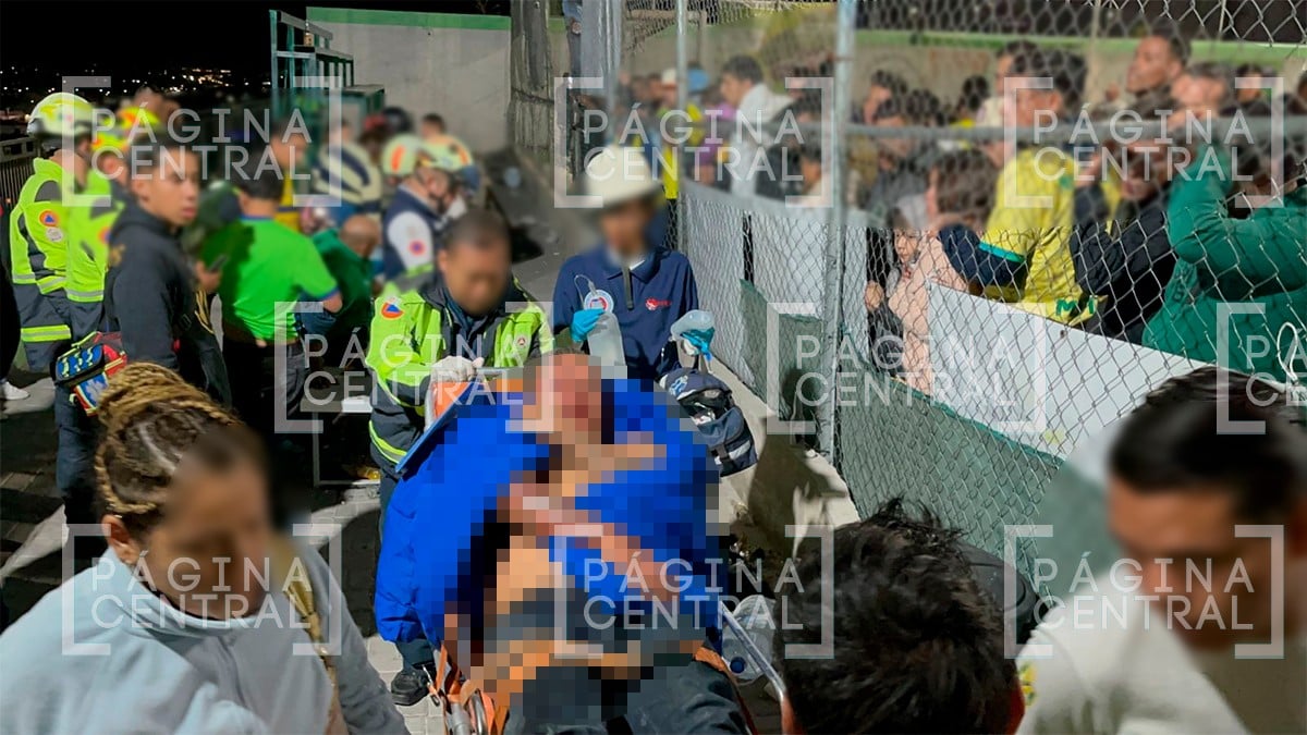 Explota pirotecnia durante partido de futbol rápido; hay 6 heridos, entre ellos una menor