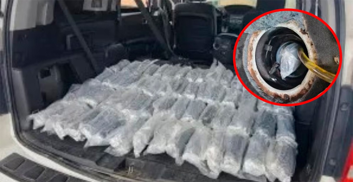 Detienen a mexicana por intentar ingresar 10 mdp en metanfetamina a Estados Unidos