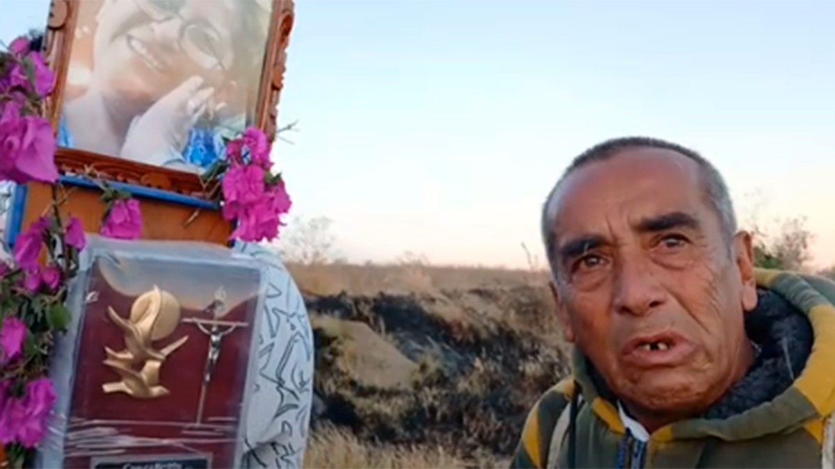 VIDEO Con las cenizas de su esposa, Don Ignacio llegó a la Basílica para cumplir su manda