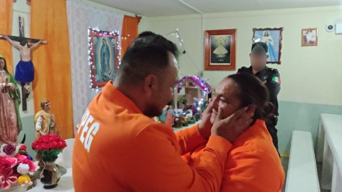 Así fue el reencuentro entre madre e hijo privados de la libertad en Guanajuato