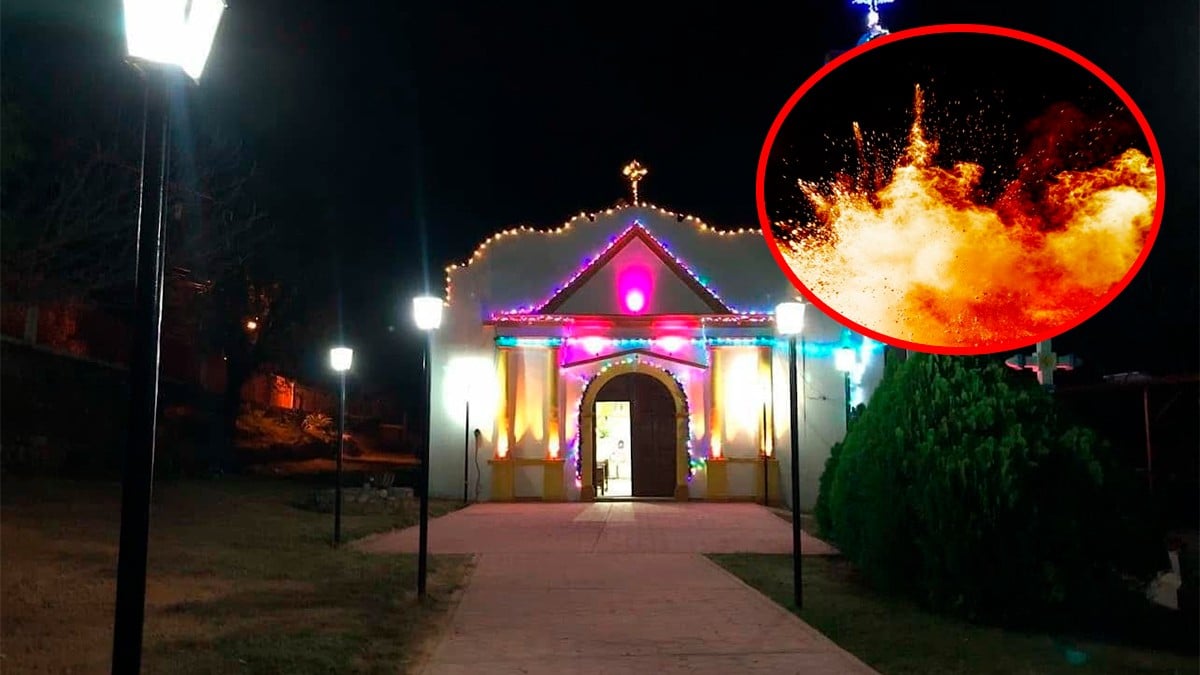 Festejos guadalupanos terminan con explosión de pirotecnia en iglesia, hay 21 lesionados