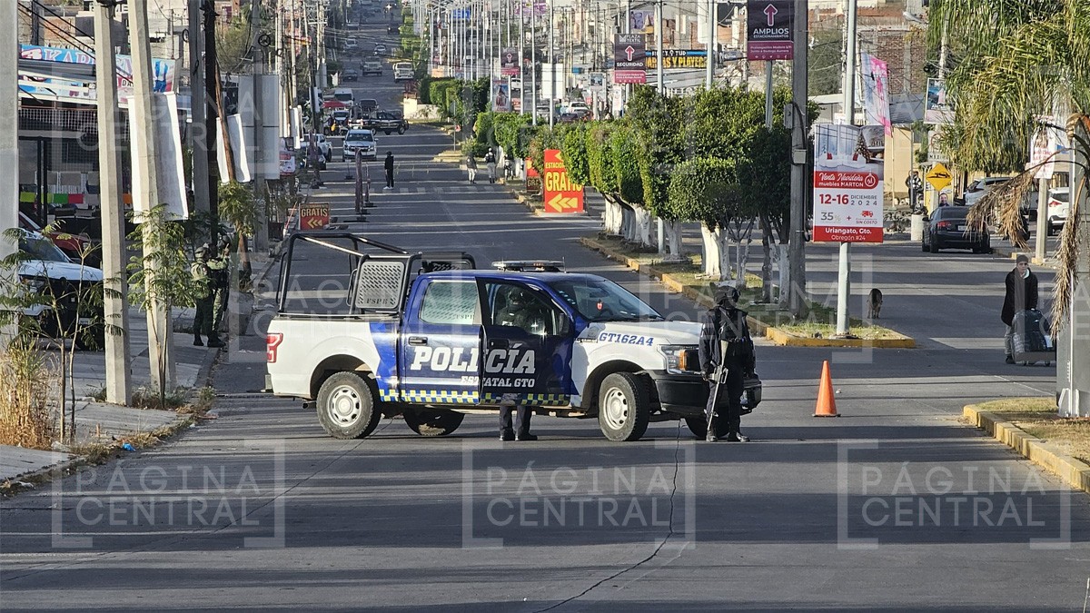 Amanece blindado Uriangato luego del ataque en el que asesinaron a 4 policías de las FSPE