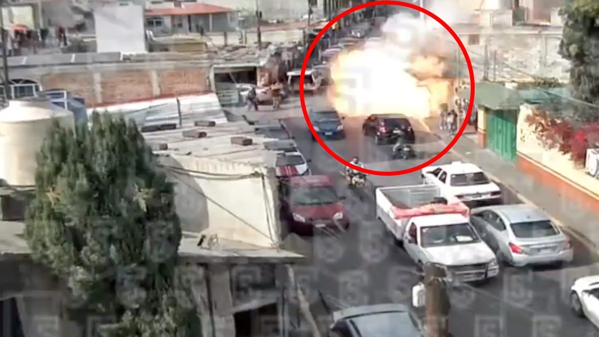 VIDEO Tanque de gas explota en una panadería y destroza el local