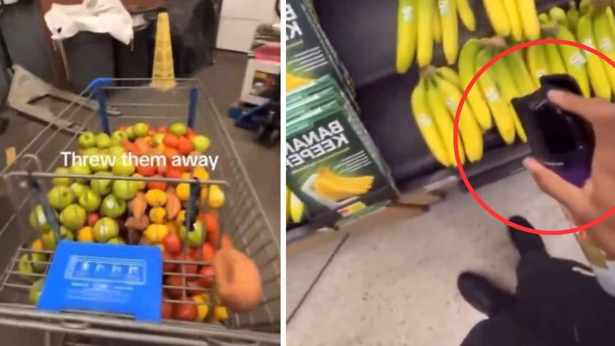 VIDEO Influencer rocía insecticida a las frutas y verduras en Walmart ¡ya lo detuvieron!