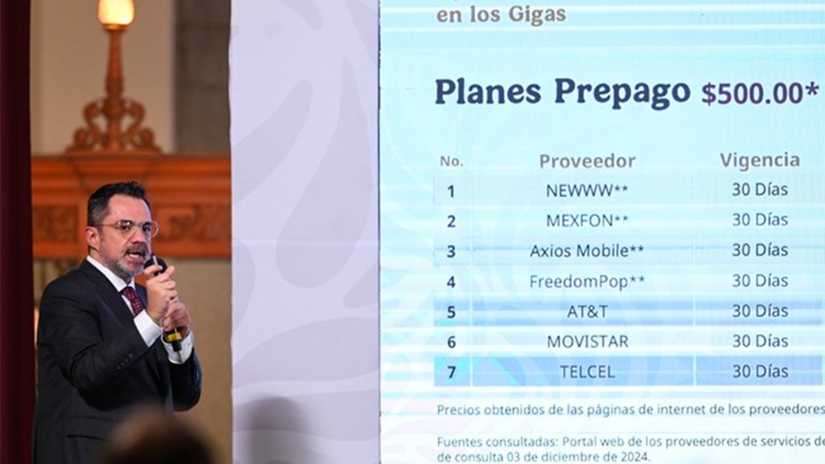 Profeco revela cuál es la compañía que da menos gigas por recarga