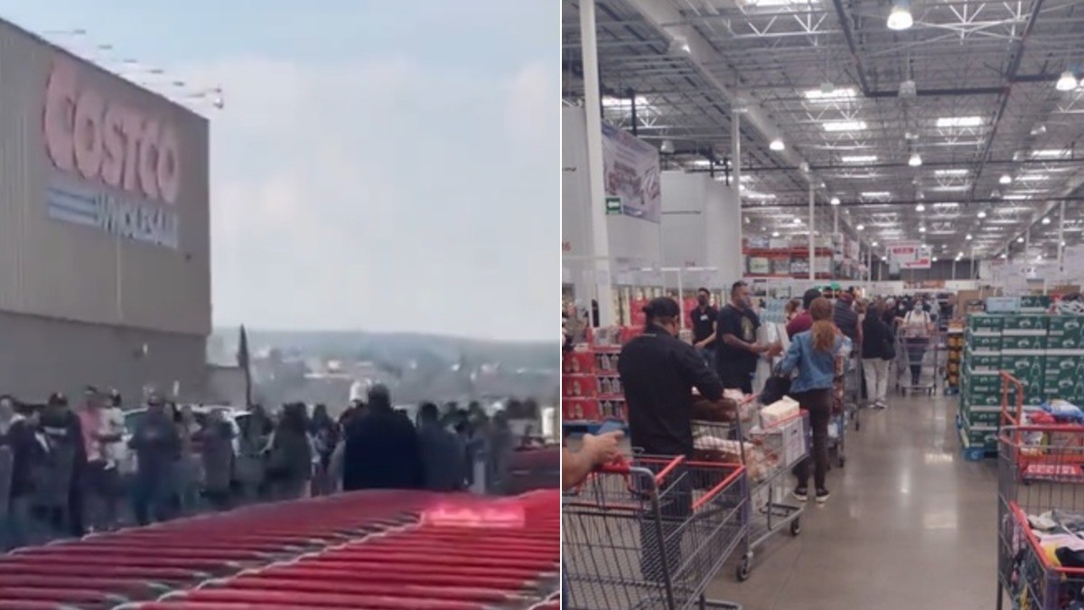 ¡Caos en Costco! Saturan tiendas de todo el país por compras navideñas