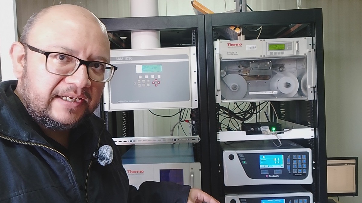 Así funcionan las estaciones que monitorean la calidad del aire en León