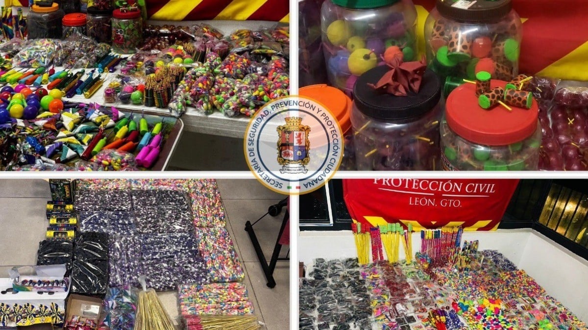 ¡Basta de pirotecnia! Decomisan más de 380 mil cohetes que iban a ser vendidos