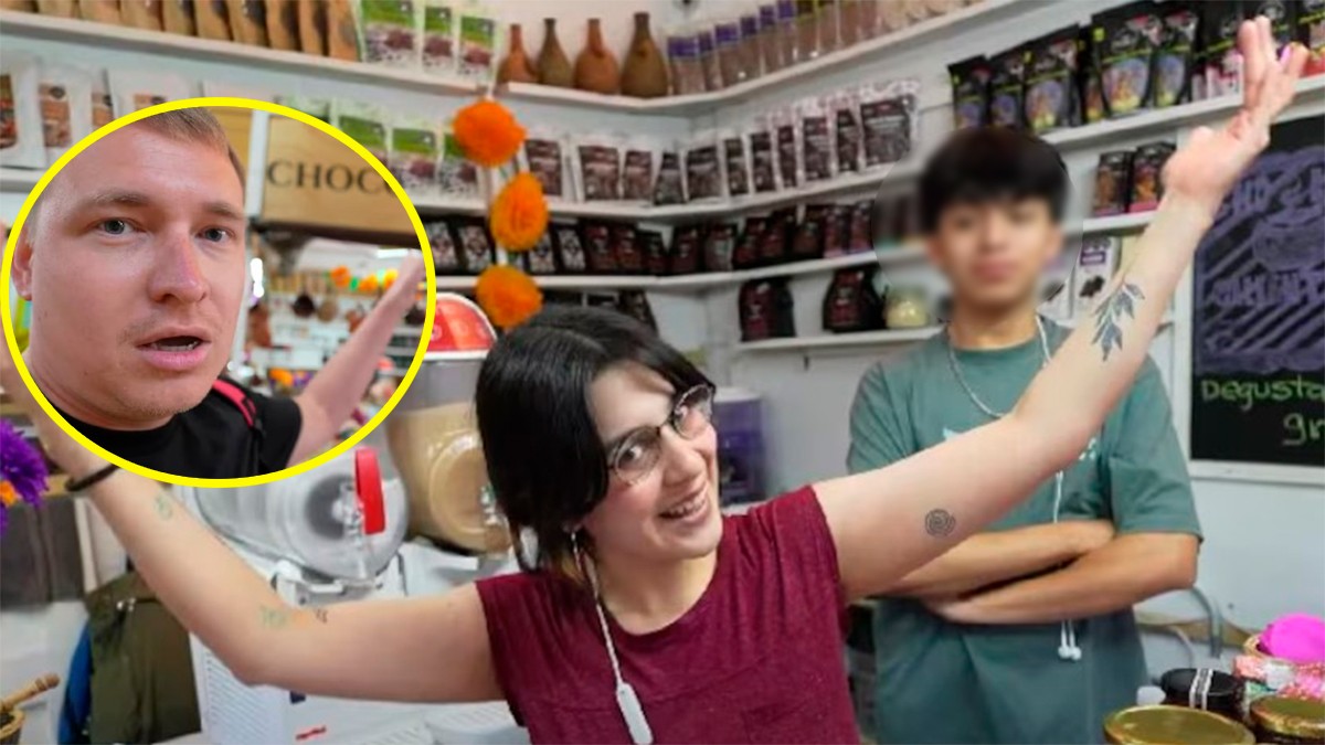 VIDEO “Nos quitas clientes“ Youtuber ruso denuncia discriminación en un mercado de México