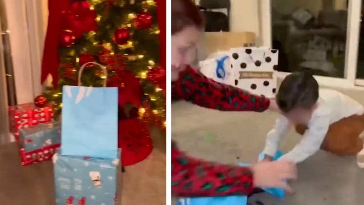 VIDEO ¡Santa no se equivocó! Niño enfurece porque le regalaron esto y así reaccionó