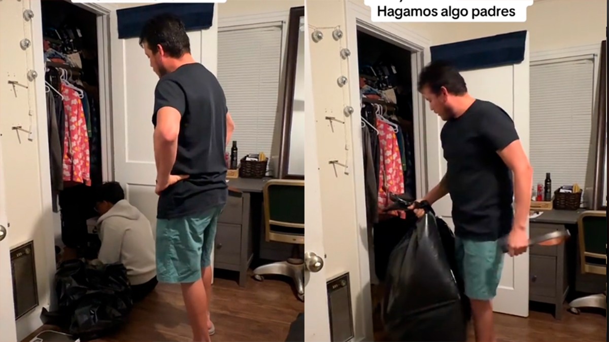 VIDEO Se burló de compañero por no usar ropa de marca y su papá lo castigó de esta manera