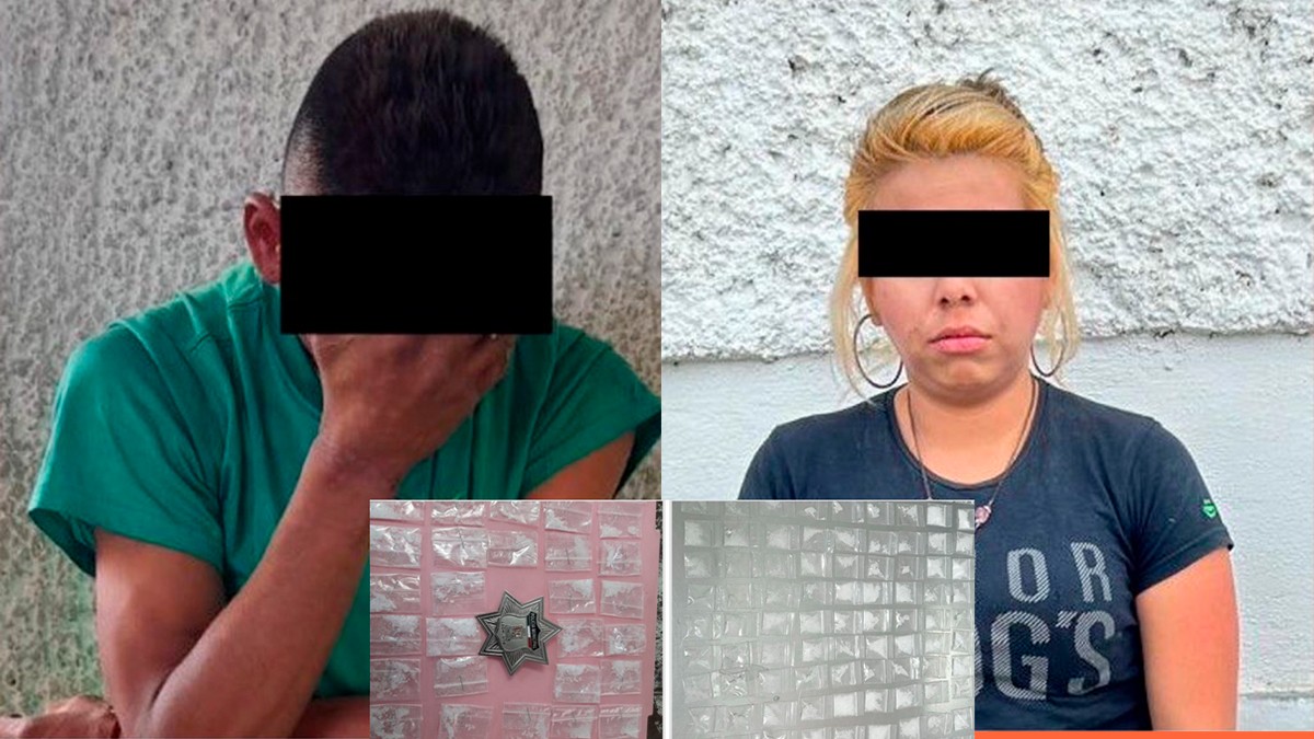 Detienen a dos probables distribuidores de droga en León y aseguran más de 140 dosis