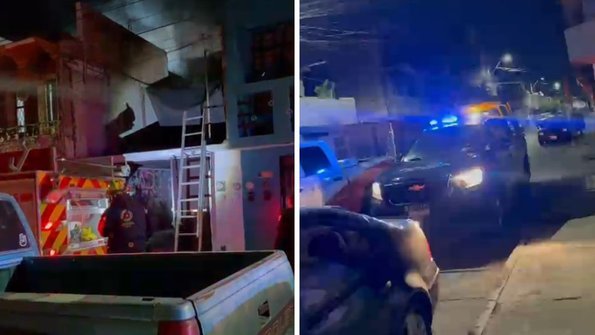 VIDEO Vivienda se incendia en la colonia Las Trojes durante la madrugada