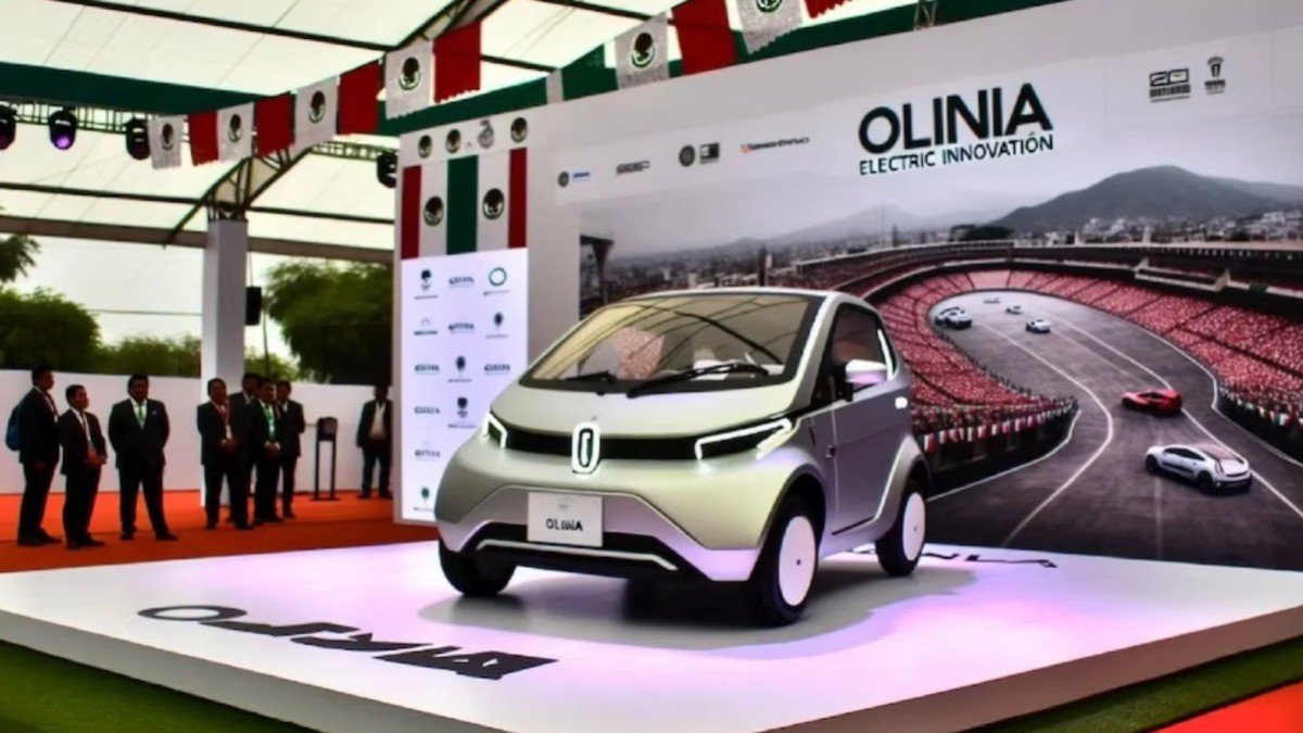 Anuncian armadora mexicana para auto eléctrico: Olinia