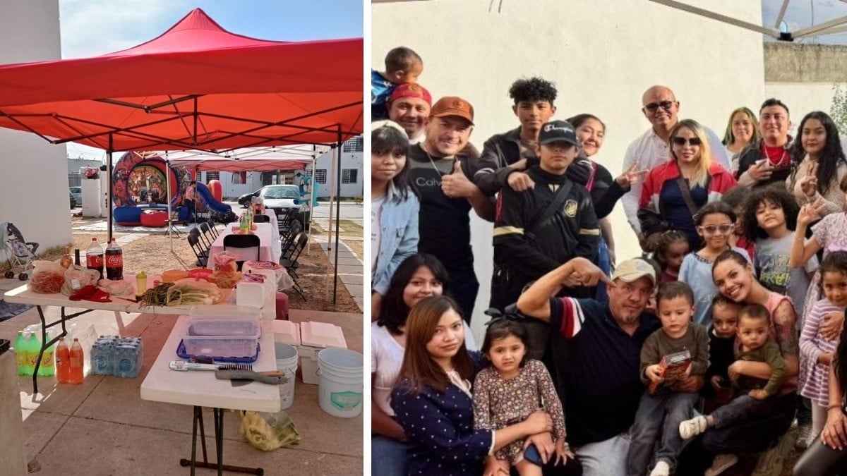 Leoneses se unen para apoyar al rescatista Marcos Aguilera y festejar cumple de su nieto