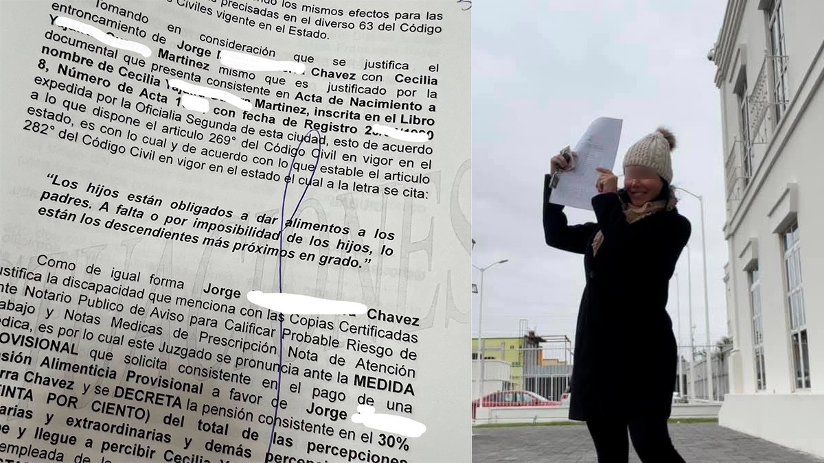 Hombre demanda a su hija exigiendo manutención tras haberla abandonado cuando era niña