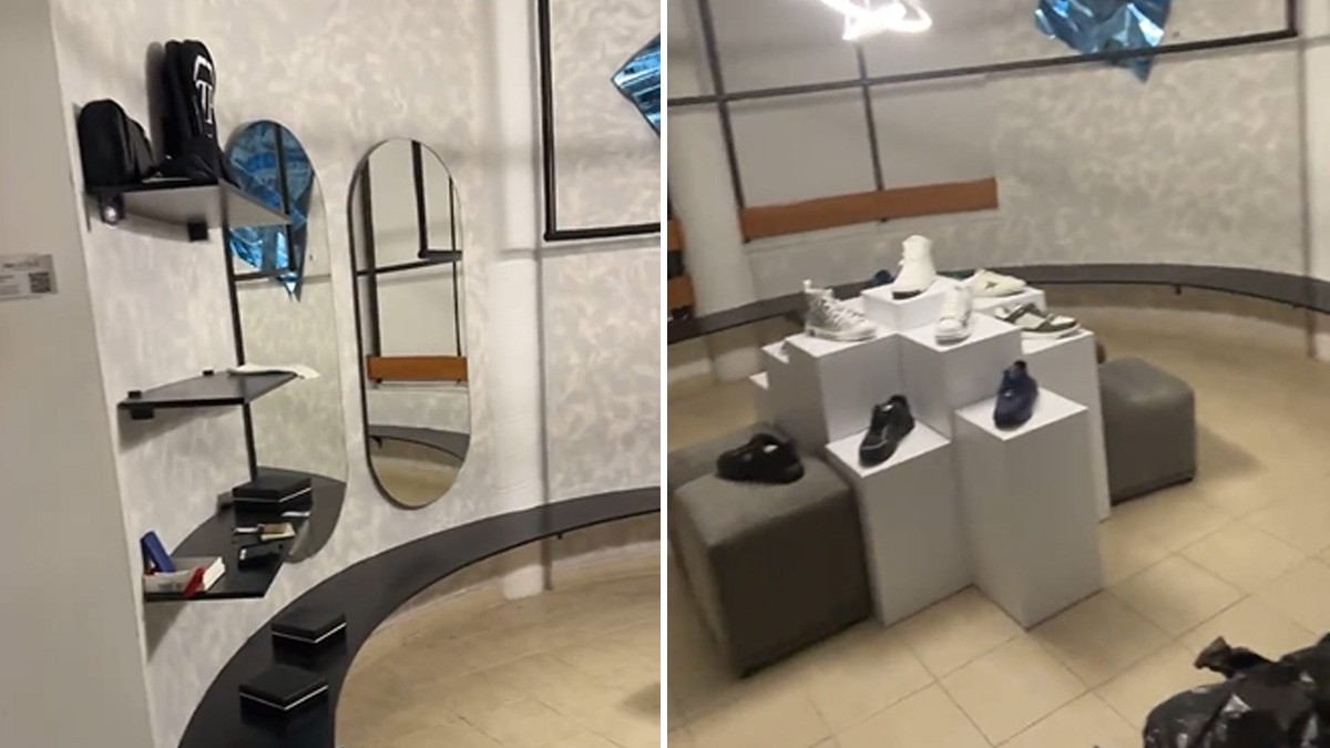 Ladrones vacían boutique de lujo en menos de 10 minutos; robaron artículos Prada y Gucci