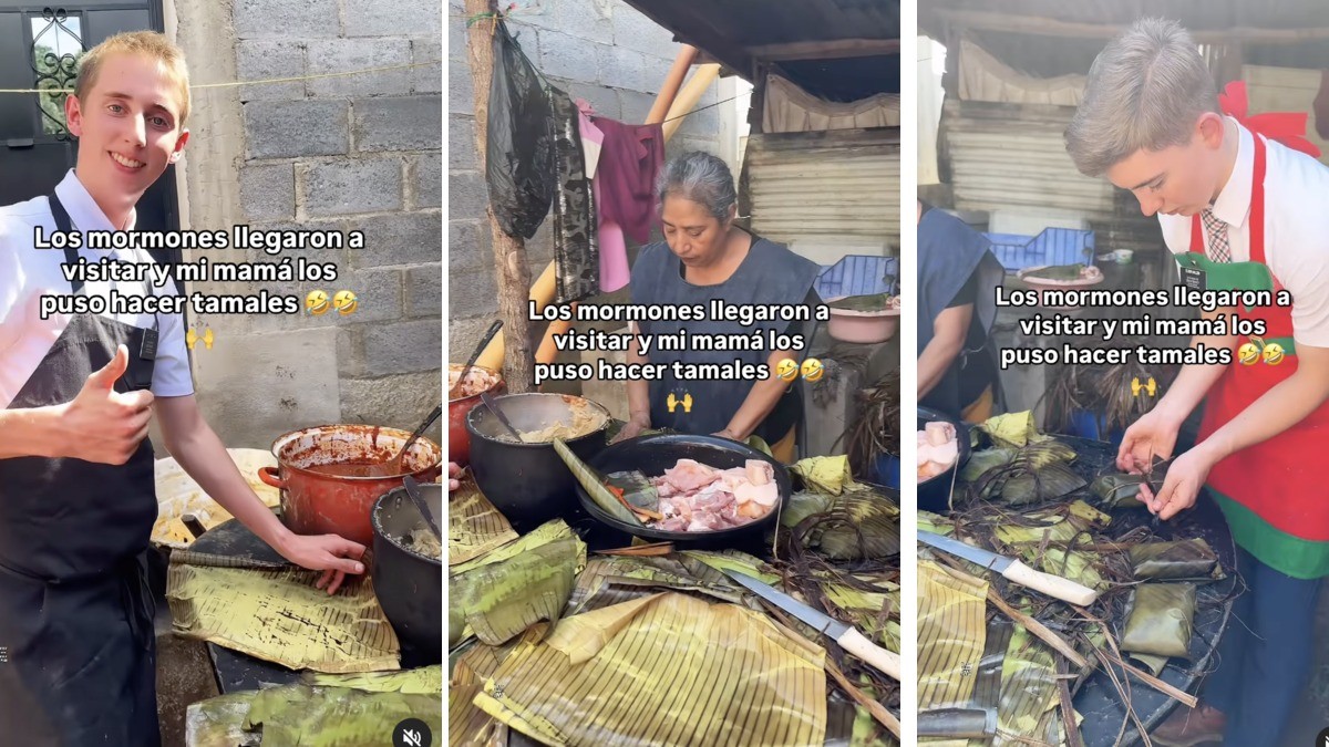 ¡De misioneros a tamaleros!; el ingenioso giro que viralizó esta historia