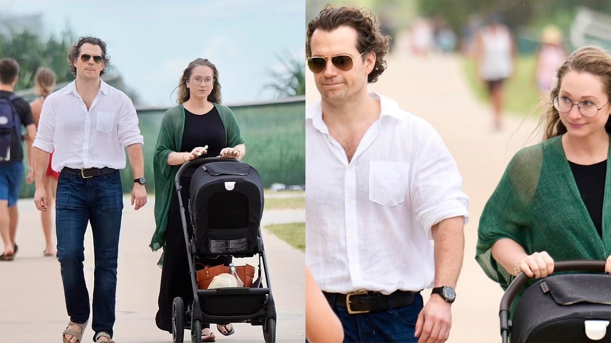 ¡Henry Cavill ya es papá! Lo captan paseando con su bebé y Natalie Viscuso