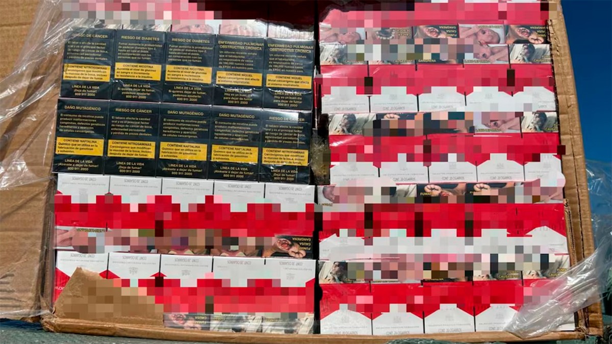 Semar incauta más de 242 mil cajetillas de cigarros ilegales provenientes de Camboya