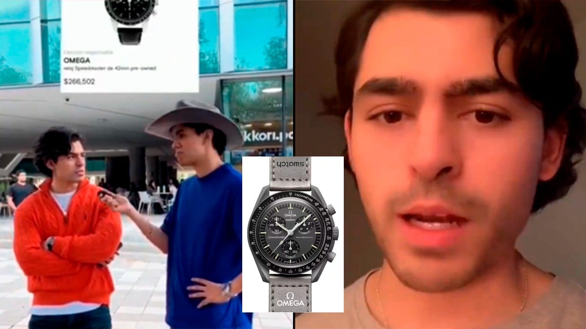 VIDEO Tiktoker presume su lujoso reloj en video y revela que se lo robaron